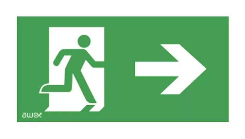 Señales De Evacuación Para Las Luces De Emergencia Exit | Flecha Derecha En Oferta Señales De Evacuación Para Las Luces De Emergencia Exit | Flecha Derecha Barato