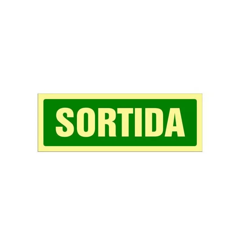 Senyal evacuaci� sortida barato