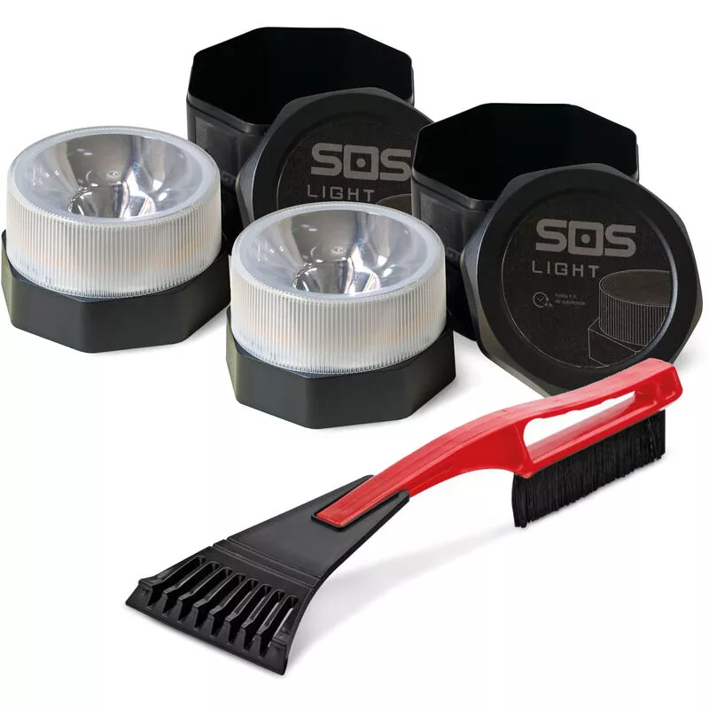 Set 2 unidades luz de emergencia