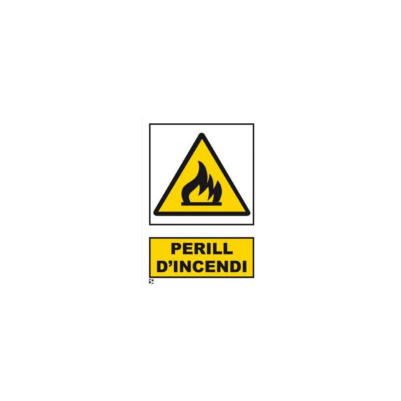 Se�Al Advertencia Perill D' Incendi Serigrafia Mataro Barato