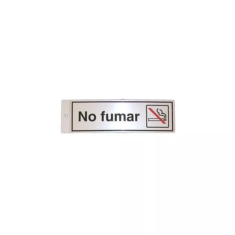 Silueta Aluminio No Fumar 022 En Oferta Silueta Aluminio No Fumar 022 Barato
