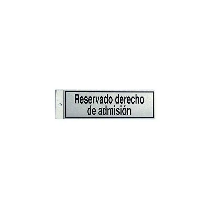 Silueta Aluminio Reservado Adm. 019 En Oferta Silueta Aluminio Reservado Adm. 019 Barato
