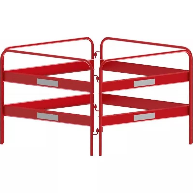 barrara negro y rojo 4 m 4- 1