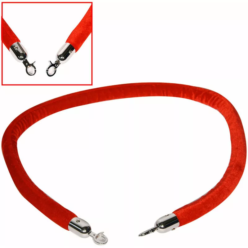 Cordón Rojo/Argento Sistema De Guía De Personas Cinta Barrera Terciopelo - Arebos En Oferta Cordón Rojo/Argento Sistema De Guía De Personas Cinta Barrera Terciopelo - Arebos Barato